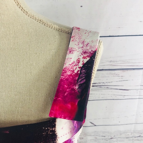 ESCADA Delphi Fantasy Watercolor Zipper Dress, 8 - Picture 6 of 8